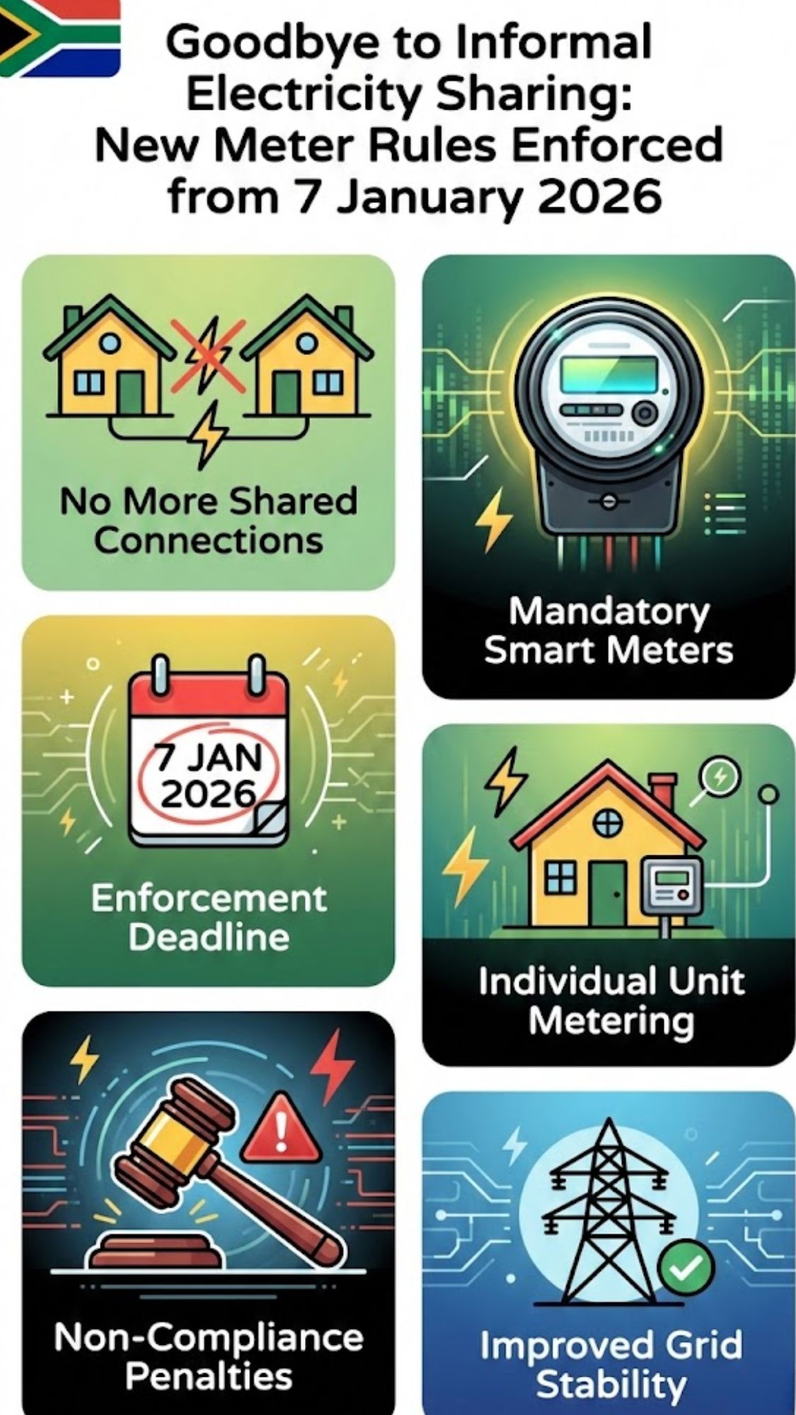 Goodbye to Informal Electricity Sharing